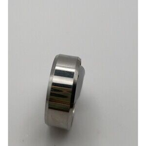 Mens Silver Stainless Steel Fashion Ring Band Size 17(8.5) Brand New